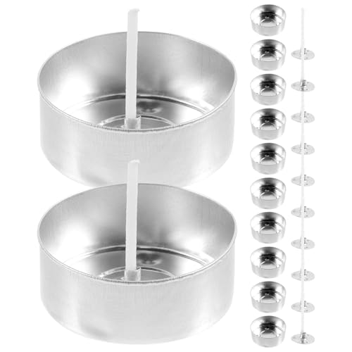 COHEALI Kit Completo para Hacer Velas 100 Moldes y Mechas, Recipientes de Aluminio para Velas de Soja, para Proyectos Artesanales y Almacenamiento de Pequeños Objetos
