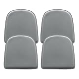 Iconik Interior Tolix Style Pack x4 Cojín Magnético para Silla - Poliuretano - Stylix Gris