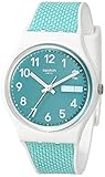 Swatch Essentials Swiss Quartz bimaterial Strap, White, 16 Casual Watch (Model: GW714)
