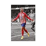 GJHTQLP Antoine Griezmann Leinwand-Poster, Wandkunst, 