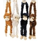Plush Hanging Monkeys - Size 16