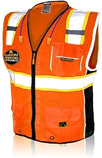 KwikSafety (Charlotte, NC) CLASSIC | 10 Pockets Class 2 ANSI High Visibility Reflective