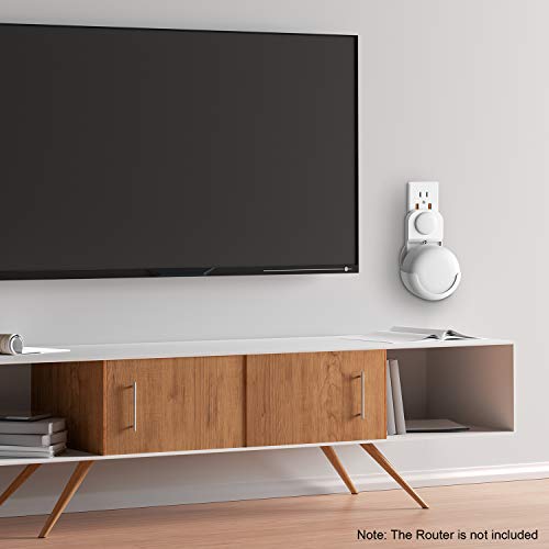 Loijon Suporte de montagem na parede somente para o Google Nest WiFi Router Instalação fácil e sem s