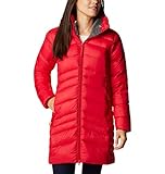 Columbia Women's Autumn Park Down Mid Jacket, Red Lily, Small