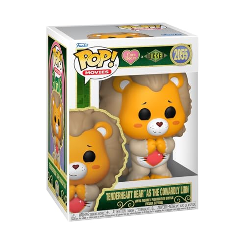 Funko POP! Movies: Wicked x Care Bears - Tenderheart Lion - Figura in vinile da collezione - Idea regalo - Prodotto ufficiale - Giocattoli per bambini e adulti - Modello di figura per collezionisti
