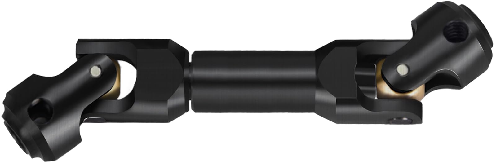 RcThjia 68mm CVD Drive Shaft for 1/10 RC Crawlers, Universal Fit for TRX4, Axial, SCX10, Capra, REDCAT GEN8, Heavy-Duty Upgrade Stainless Steel Driveshaft with Brass Beads (68mm-86mm)