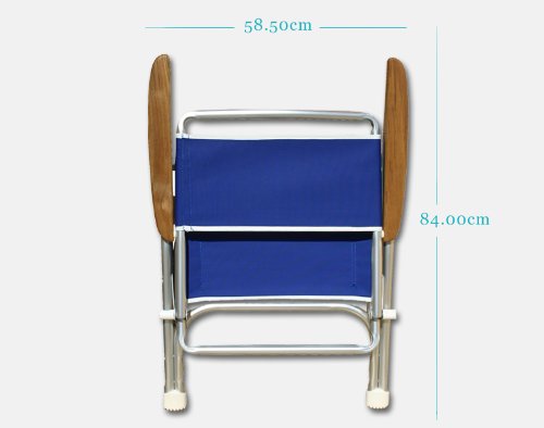 Fauteuil Bateau Pliant FORMA MARINE - Aluminium/Textilène Blanc - Pliable 12cm - 150kg