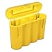 5 Pack AA/AAA / CR123A Gold Battery Holder Storage Cases