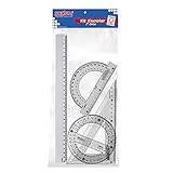 Conjunto para Desenho 1 grau x 4 unidades, Waleu 10130002, Multicor