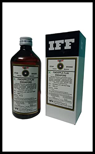Image of Nithi Foods, IFF ABRAC, Pineapple Flavour Singapore - 500ml (commonly Used in Baking, Beverages, Confectionery, ice Cream, Desserts, and Savory Dishes)