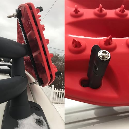 RYANSTAR RACING 4Pcs Mounting Pins Compatible with MaxTrax MKII Recovery Boards Traction Boards Mounting System Lockable Theftproof Safety Mounting Pins Set