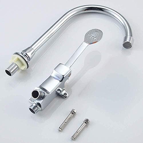 Grifos, Interruptor De Grifo De Agua Fría Y Caliente Con Pedal, Control De Temperatura Del Pie Mezclador