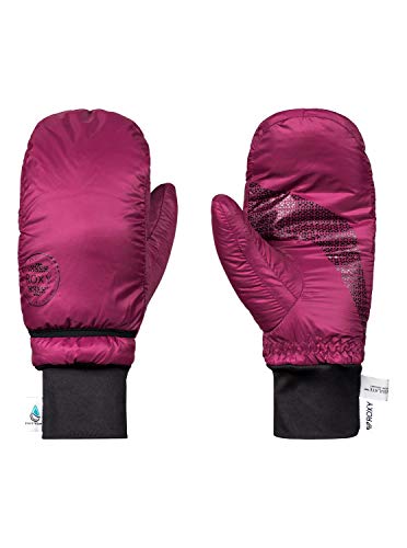 Roxy Womens Roxy Roxy Packable - Technical Mittens - Women - M - Red Beet Red M