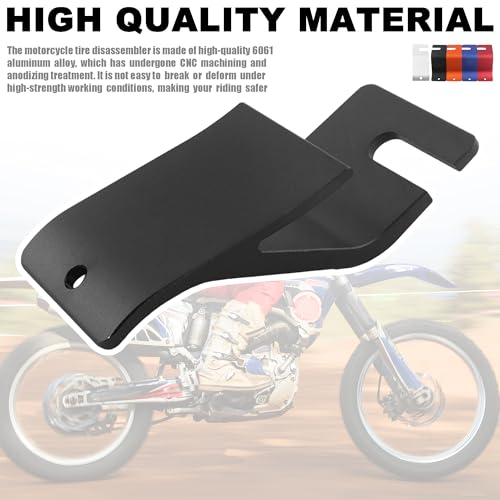 Image of Motorcycle Repair Tire Bead Installation Assistance Tools,Dirt Bike Off-Road Tire Removal Install Assistance Changer Tool for CRF CR KXF KX YZF YZ RM RMZ DRZ EXC SXF XCF EXCF XCW(Black)