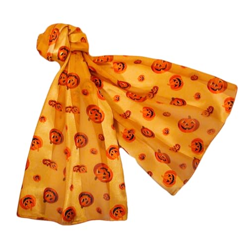 Halloween Scarves with Pumpkins