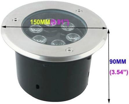 6W 12V LED RGB Color Change Outdoor Exterior Buried Spot Light ...