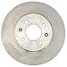 ACDelco Silver Front Brake Rotor 18A367A | GM 19261769 Brake Rotors for Select Acura RDX, EL, Integra, City, Honda Civic, Civic del Sol, Fit, Insight, and more