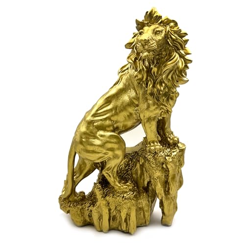 Estatua de León Fuerte de Resina para Decoración miniatura 7
