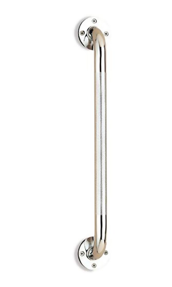 Wall Grab Bar Finish: Chrome, Size: 18"