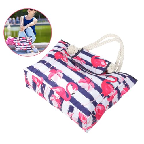 Sac de plage léger pour extérieur femme avec compartiments de rangement pratiques - 6