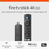 Odtwarzacz streamingowy Amazon Fire TV Stick 4K Max z obsługą łączności Wi-Fi 6E i technologii Ambient Experience (2. generacja, wersja międzynarodowa)