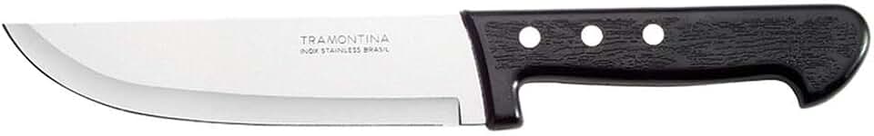 Faca Para Carne/Cozinha 8", Tramontina, Universal 22921108, Preto