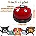 KEXIAVA 2 Pack Dog Door Bells, Dog Doorbell to go Outside Puppy Train Bell for Dogs to Ring to go Potty, Puppy Toilet Training Bell Jingle Bells for Door Knob (Red)