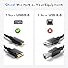 Cable Matters 10Gbps USB C to Micro USB 3.0 Cable - 3.3ft, USBC Hard Drive Cable, Micro B to USBC Cord, Compatible with Seagate, LaCie, Toshiba, Samsung, WD External Hard Drive, Black