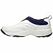 Propet Men's M3851 Wash & Wear Slip-on,White/Navy,10 M (US Men's 10 D)
