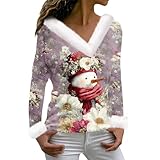 Genérico Sudaderas Navideñas, Jersey Navidad Mujer, Barato Regalos Friki Navideña Ugly Sweater Navidad, Punto Verde Camisola Mujer Invierno, Vestir Ropa Jersey Navideños Familiares, S