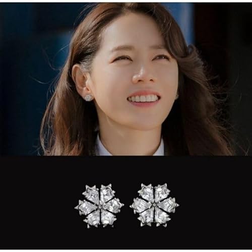 愛の不時着 韓国 ドラマ ピアス 雪 ゆき S925 ソンイェジン チェーンのサムネイル