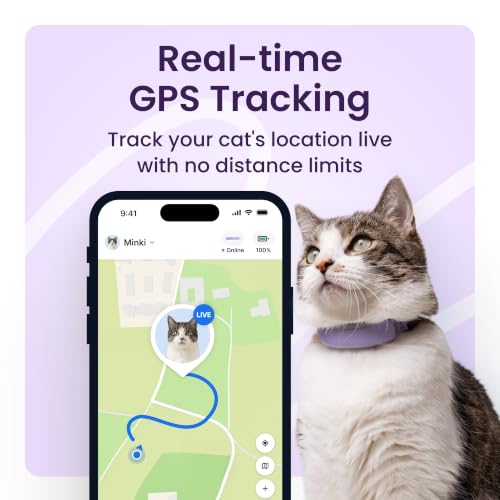 GPS para gatos Tractive inteligente: cuida de su salud con el collar Mini 2