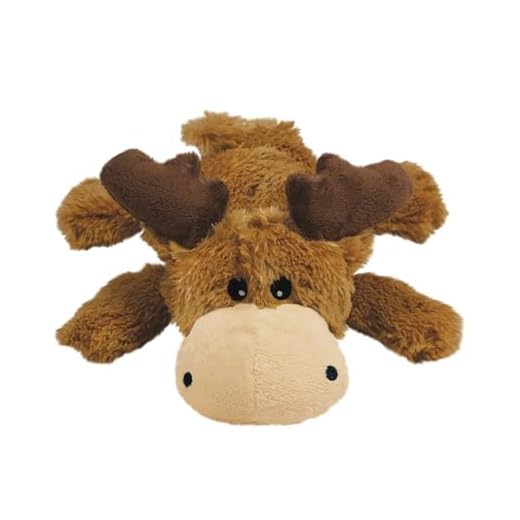 KONG - Cozie Marvin Moose - Indoor Cuddle Squeaky Plush Dog Toy - X-Large