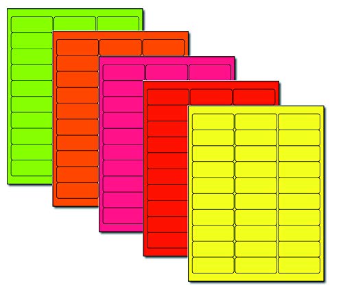 Étiquettes d'adresses fluorescentes contre les pertes de colis et colis égarés
