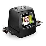 DigitNow! Dia Film Scanner (Film/slide, super 8 film, 35mm und 110,126,SD-/MMC-Karten Steckplatz, USB 2.0 Schnittstelle, Wechselstrom, 22 MP, CMOS, Schwarz)