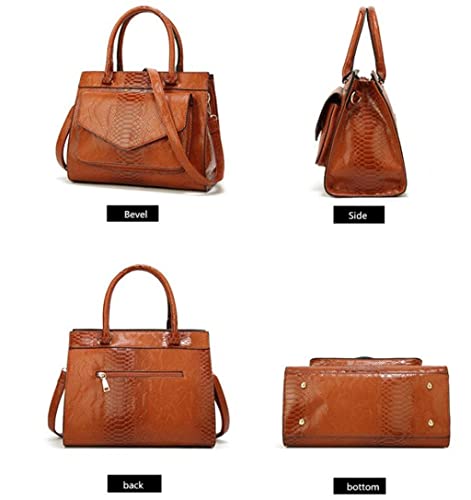 Bolso bandolera estilo europeo y americano para mujer, bolso de mano (color: A, tamaño: 30 cm x 14 cm x 25 cm)