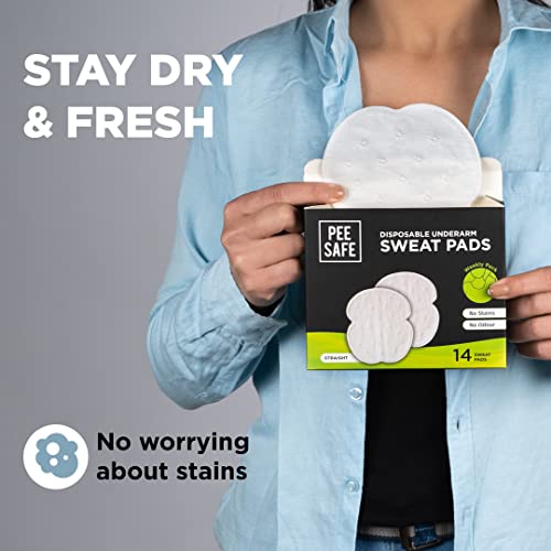 Pee Safe RC078_2 Peesafe Armpit Sweat Pads - Straight(14 Pads) | Underarm Sweat Pads thumb #7