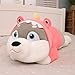 daweiwei Lindo husky peluche muñeca husky felpa juguete almohada larga 65 cm A