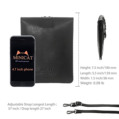 Image of Small Phone Crossbody Bag for Women,RFID Blocking Cell Phone Purse with Card Slots,Faux Leather Cross body Wallet for Daily | Small