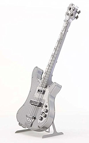 3D Metal Puzzle Models Of Drum Kit, Bass Guitar And Lead Guitar - Diy Toy Metal Sheets Assembling Puzzle, 3D Puzzle – 3 Pack #TOP2