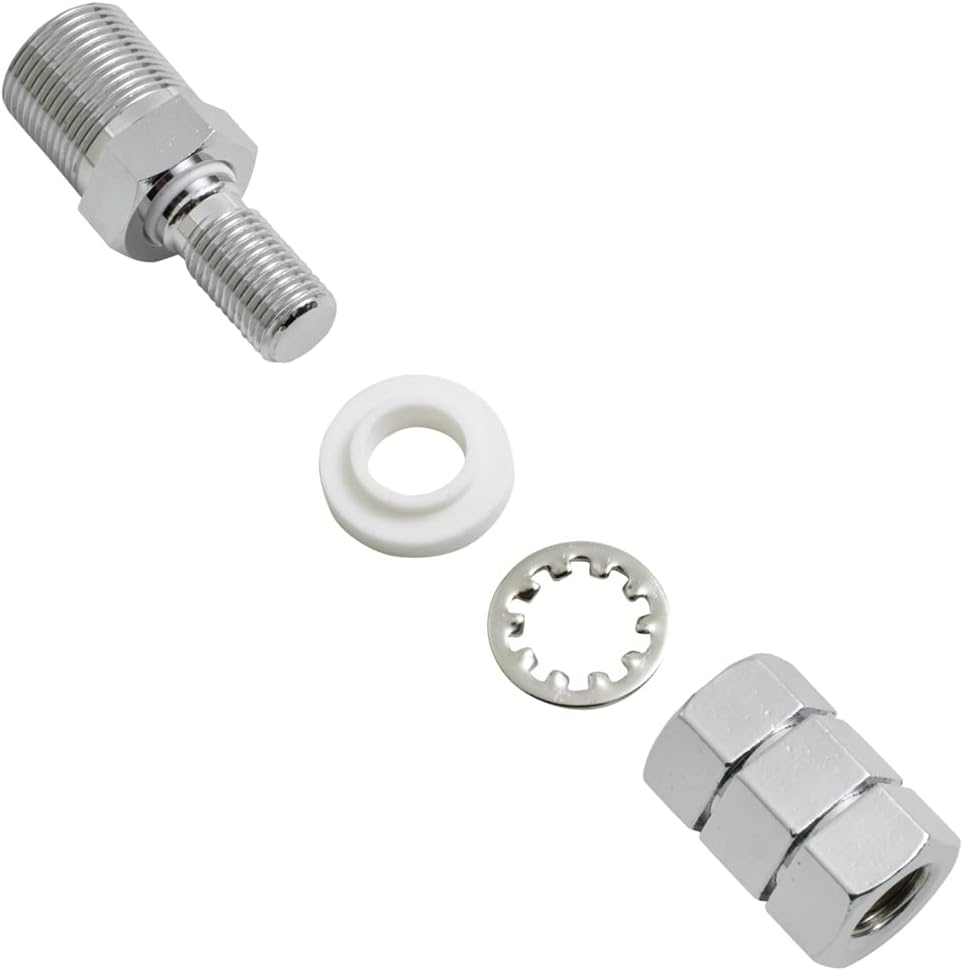 RoadPro RP-105ADT Heavy Duty Chrome Plated Antenna Stud with SO-239 Connector