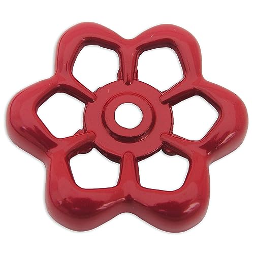 Danco Perfect Match 8108412 Pt. Round Broach Faucet Wheel Handle This Sillcock Handle is Made From Metal & comes in Red Finish, For Use with Hose Bibb Faucets