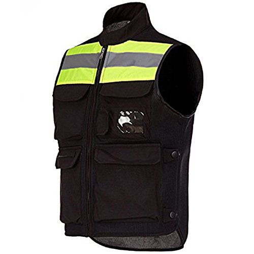 image for TINTON LIFE Breathable Motorcycle Biker Vest with Pockets Unisex Refle