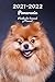 2021-2022 Pomerania Planificador Semanal y Mensual: 152 Páginas | Tamaño A5 | 26 Meses | Una semana por página | Planificador | Perro | En Español | Diario de bolsillo