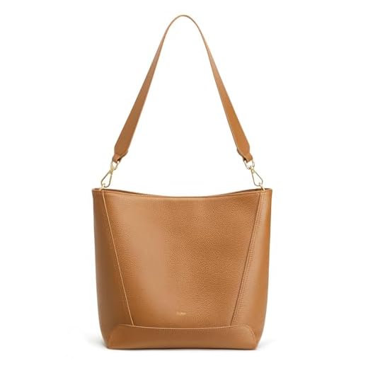Trendy Leather Bucket Bag for Women