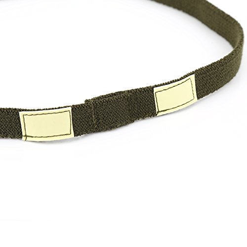 Reflektierender Camo Helmriemen, Helmband aus Nylon für M1 M88 Mich Helm, Helmzubehörgürtel robust und komfortabel für Outdoor Aktivitäten (Armee Grün)