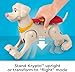 Fisher-Price DC League of Super-Pets Preschool Toy, Rev & Rescue Krypto Motorized Figure with Sounds & Phrases for Pretend Play Kids Ages 3+ Years