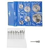 Rotary Tool Kit with High Speed Steel Saw Blades for Cutting Wood, Plastic, Copper, and More, Suitable for Most Electric Grinders, Includes Various Discs and Blades