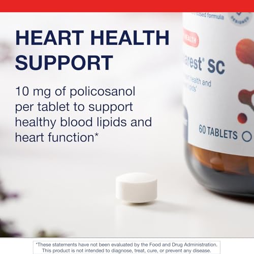 Metagenics Cholarest SC - Policosanol Supplement for Blood Flow & Cardiovascular Support - Supports Healthy Blood Lipids Already in Normal Range - Non-GMO, Gluten-Free - cGMP Certified - 60 Tablets - Image 5