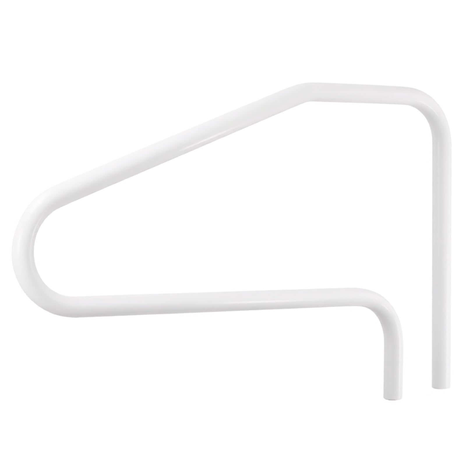 VEVOR Pool Rail, 48 x 32 inch Pool Handrail, 220 lbs Load Capacity Heavy Duty Stainless Steel Swimming Handrail, Seamless Welding, Recessed or Base